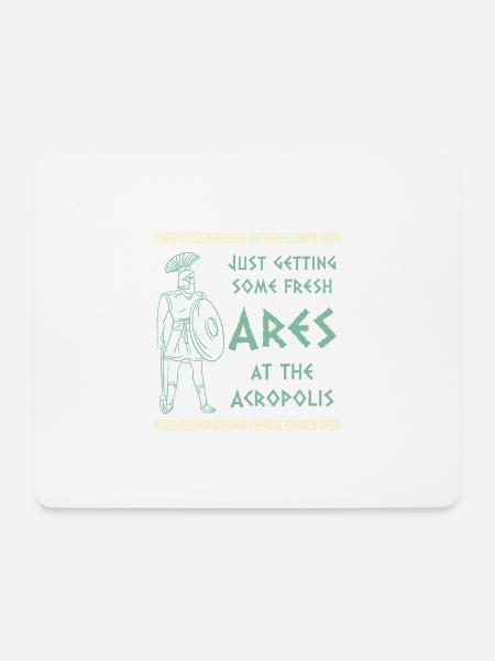 Antike Griechische Mythologie und Grichiescher - Mousepad (Querformat) - Weiß