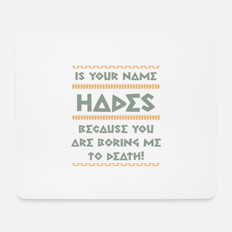 Antike Griechisches Mythologie und Griechischer - Mousepad (Querformat) - Weiß