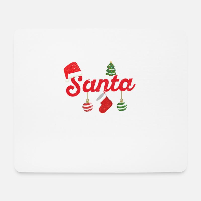 Team Santa Tradition Weihnachten Squad Familie - Mousepad (Querformat) - Weiß