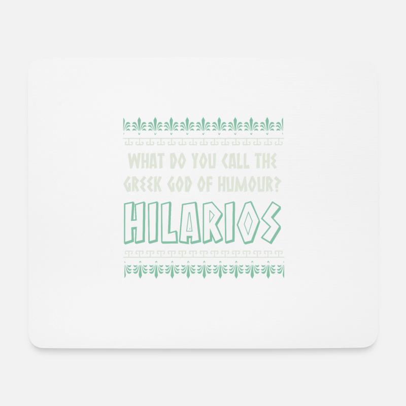 Antike Griechisches Mythologie Griechischer Gott - Mousepad (Querformat) - Weiß
