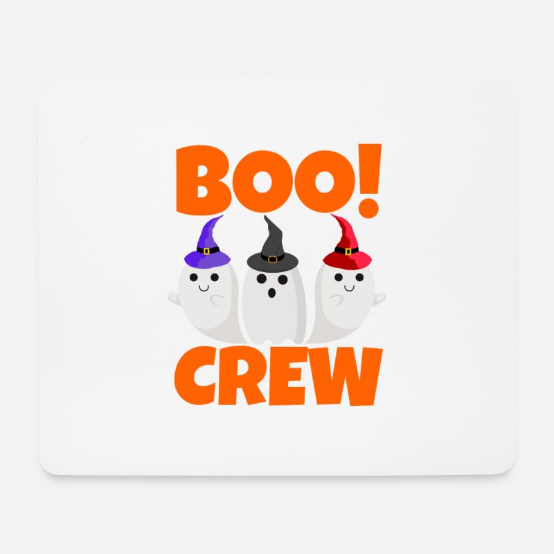 Boo Crew - Mousepad (Querformat) - Weiß