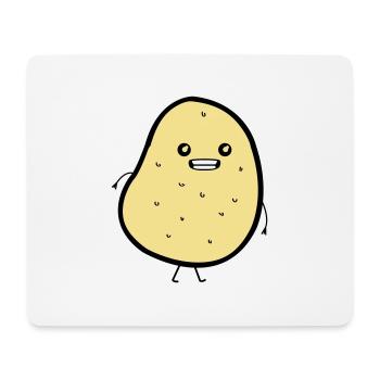 Funny Potatoe - Mousepad (Querformat) - Weiß - Vorne