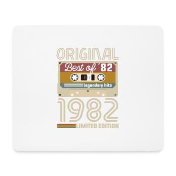 Vintage Geburtstag Original Geschenkidee 1982 - Mousepad (Querformat) - Weiß - Vorne