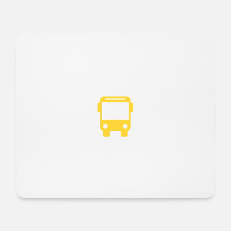 Keep calm i am the bus driver t-shirt - Mousepad (Querformat) - Weiß