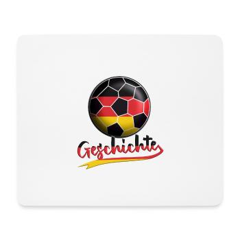 Deutscher Fußball Nur die Besten der Besten - Mousepad (Querformat) - Weiß - Vorne
