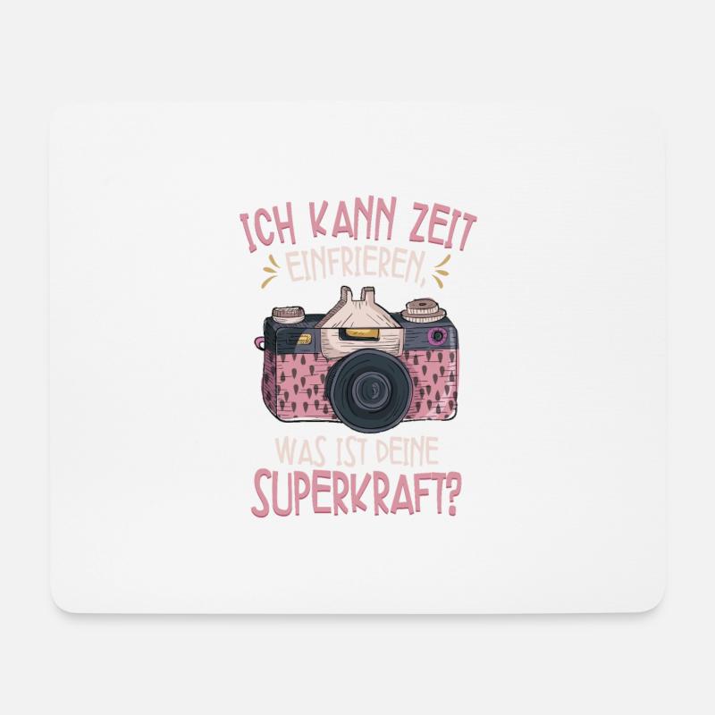 Fotografieren Fotografen - Mousepad (Querformat) - Weiß