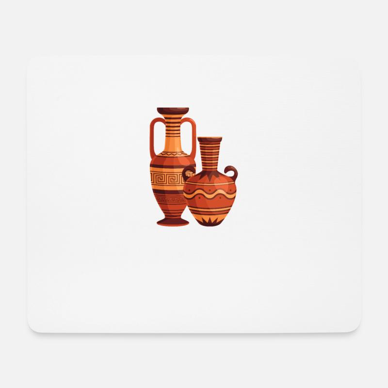 Töpfern - Mousepad (Querformat) - Weiß