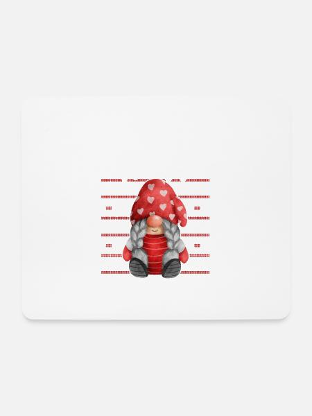 Mama Wichtel Weihnachten - Mousepad (Querformat) - Weiß