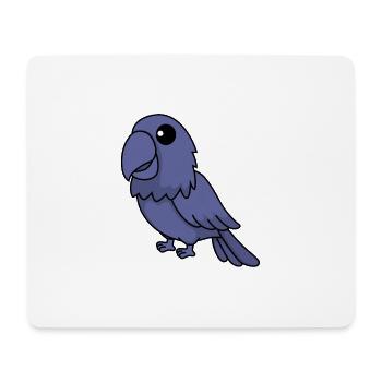 Papagai Comic Animal - Tapis de souris (format paysage) - blanc - Devant