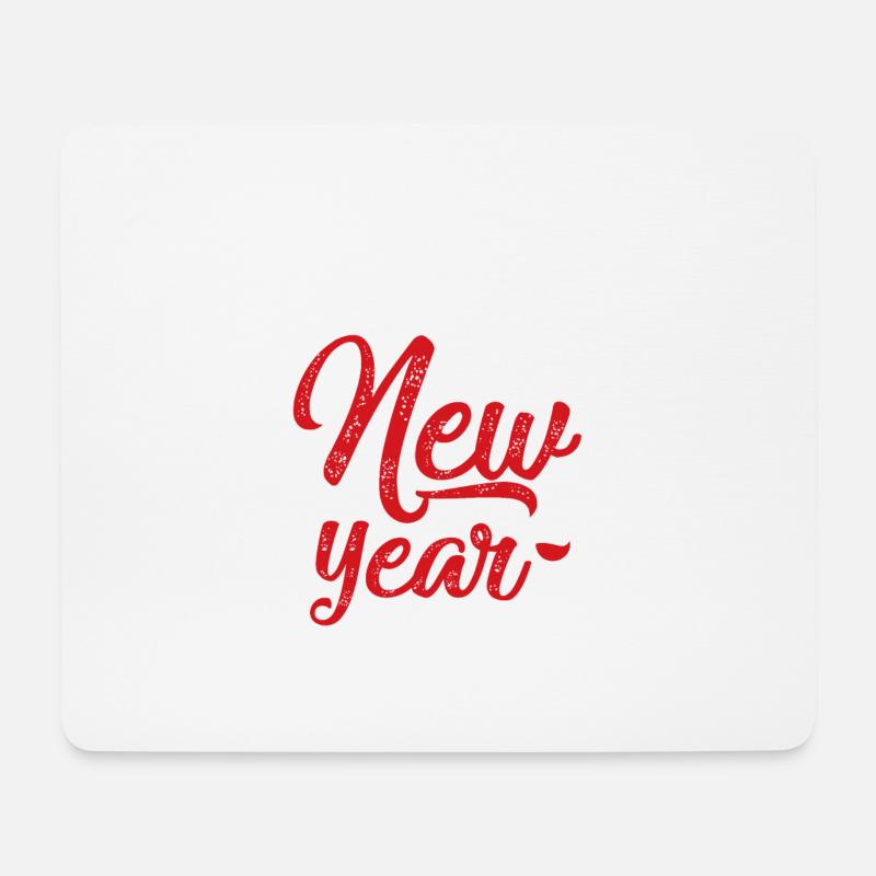 1 Cheers to a new year - Mousepad (Querformat) - Weiß