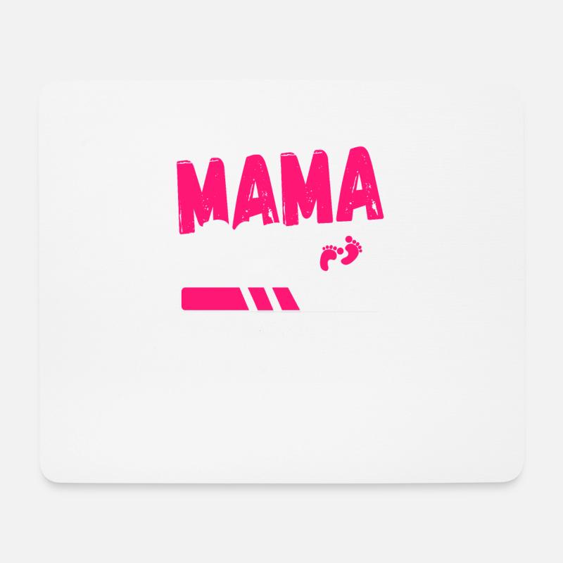 Werdende Mama 2023 - Mousepad (Querformat) - Weiß