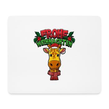 Frohe Weihnachten - Mousepad (Querformat) - Weiß - Vorne