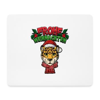 Frohe Weihnachten - Mousepad (Querformat) - Weiß - Vorne