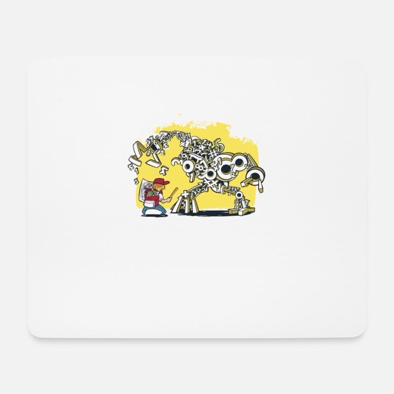 Mathematics - Mouse Pad (horizontal) - white