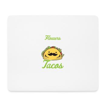 Taco Mexikanische Essen Mexico Tortilla Burrito - Mousepad (Querformat) - Weiß - Vorne