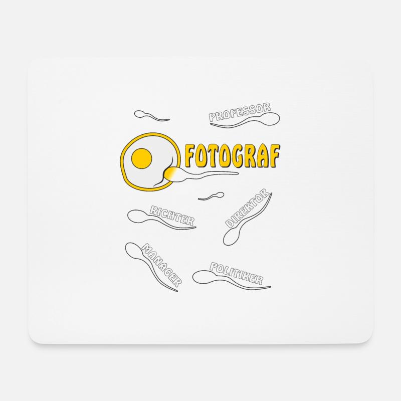 FOTOGRAF - Mousepad (Querformat) - Weiß