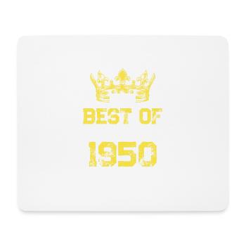 1950 best of birthday - Mouse Pad (horizontal) - white - Front