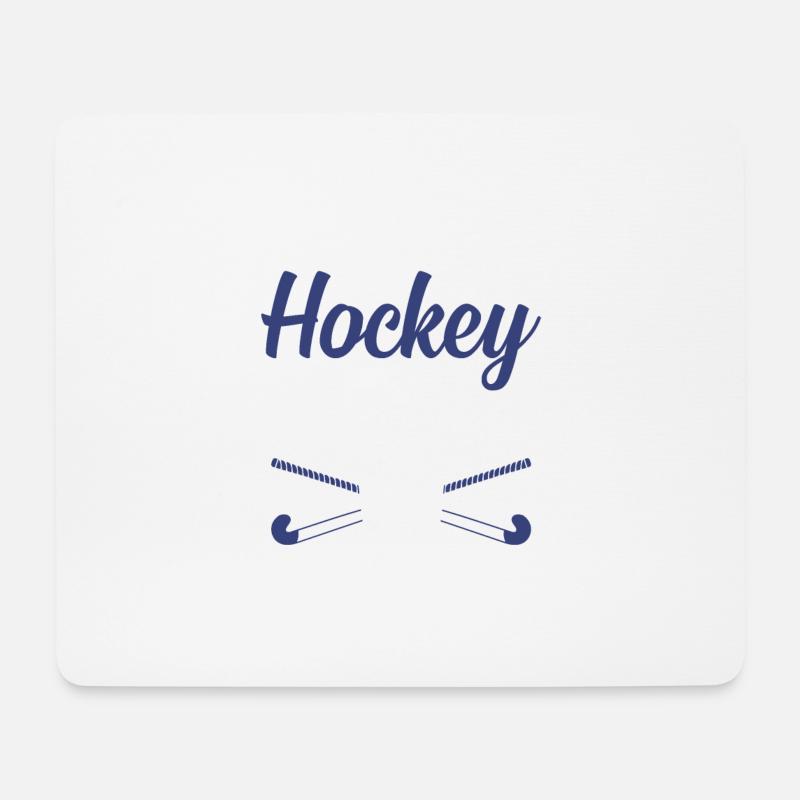 feldhockey mama - Mousepad (Querformat) - Weiß