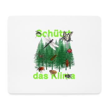 Wilderness Forest Animals Nature Climate Protection Insects Animals - Mouse Pad (horizontal) - white - Front