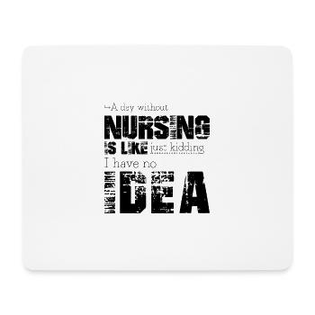Krankenpflege - Mousepad (Querformat) - Weiß - Vorne