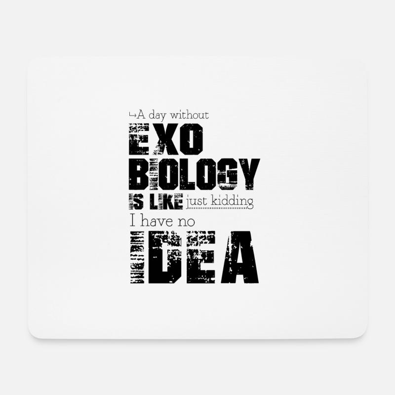 Exobiology - Mouse Pad (horizontal) - white