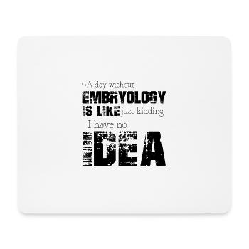 Embryologie - Mousepad (Querformat) - Weiß - Vorne
