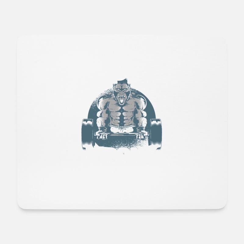 Apes Strong Together - Mousepad (Querformat) - Weiß