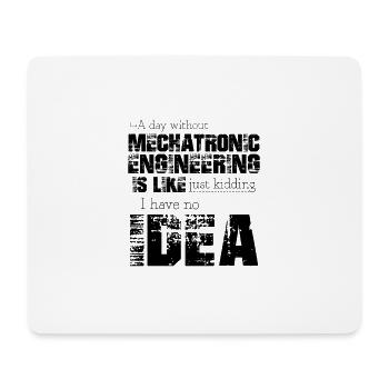 Mechatronic engineering - Mouse Pad (horizontal) - white - Front