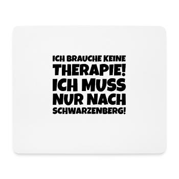 Schwarzenberg Therapie - Mousepad (Querformat) - Weiß - Vorne
