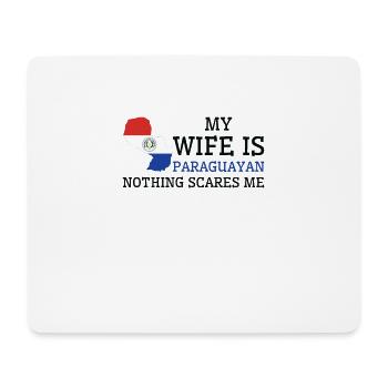 Nichts macht mir Angst Paraguayische Frau Paraguay - Mousepad (Querformat) - Weiß - Vorne