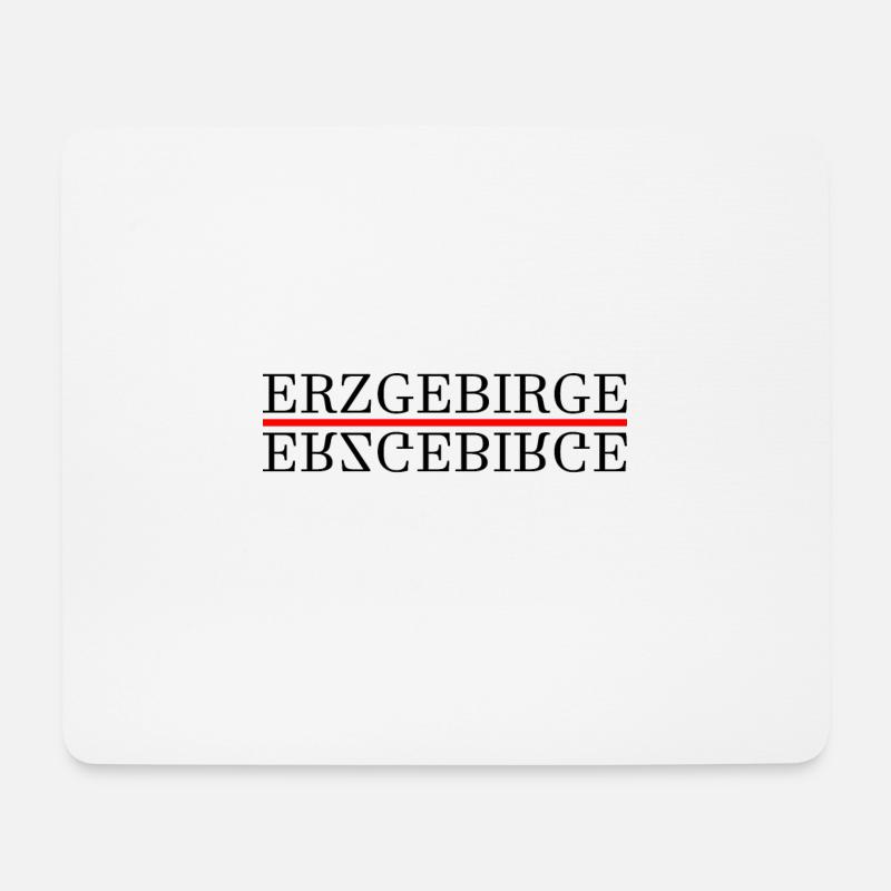Erzgebirge Heimat - Mousepad (Querformat) - Weiß