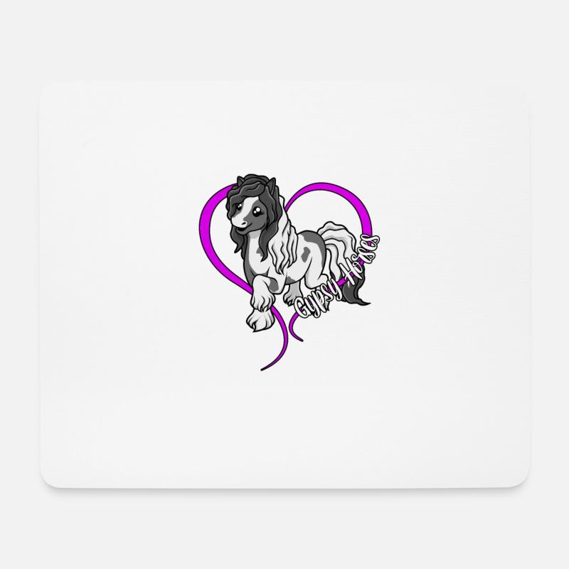 Pferdeliebhaber - Tinker - Mousepad (Querformat) - Weiß