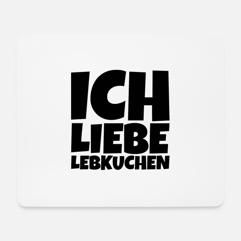 Lebkuchen Weihnachten - Mousepad (Querformat) - Weiß