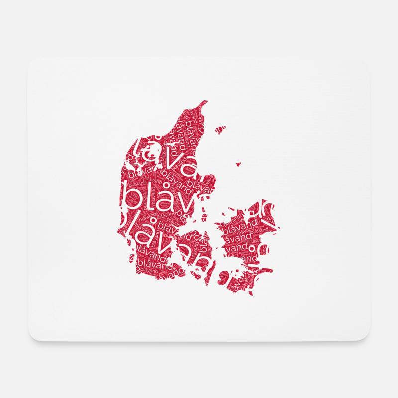 Blåvand - Mousepad (Querformat) - Weiß