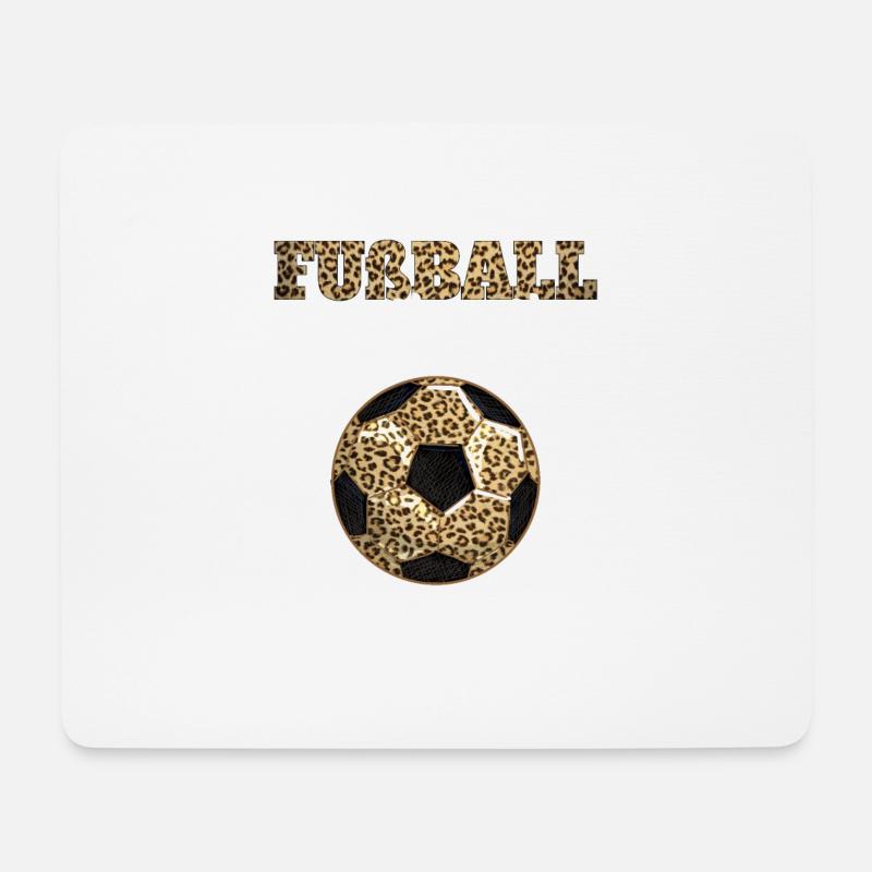 Fußball Mama - Mousepad (Querformat) - Weiß