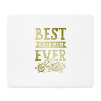 Biker Mom - Mousepad (Querformat) - Weiß - Vorne