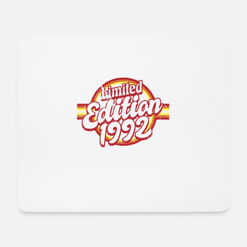 Limited Edition 1992 Vintage - Mousepad (Querformat) - Weiß