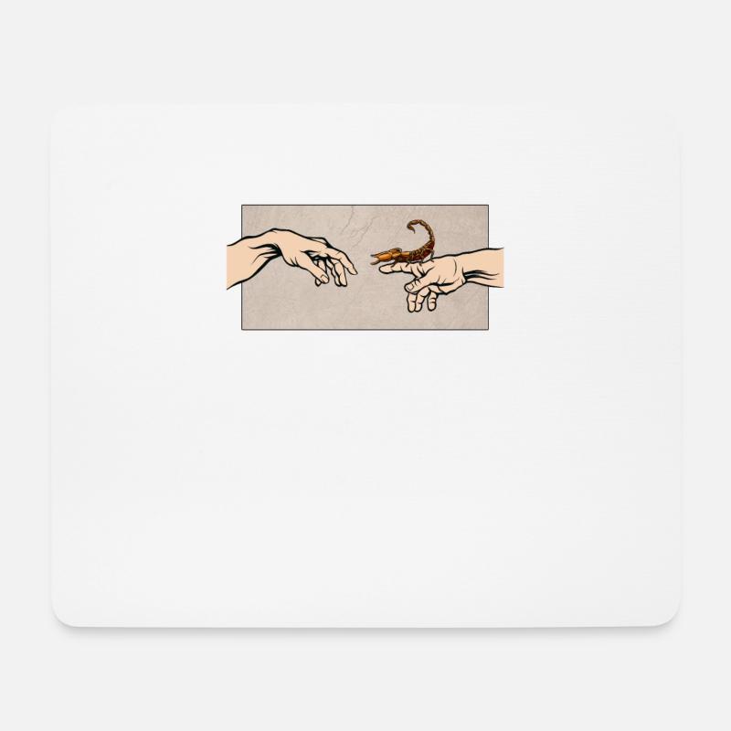 Skorpion Liebe Lustiges Skorpion - Mousepad (Querformat) - Weiß