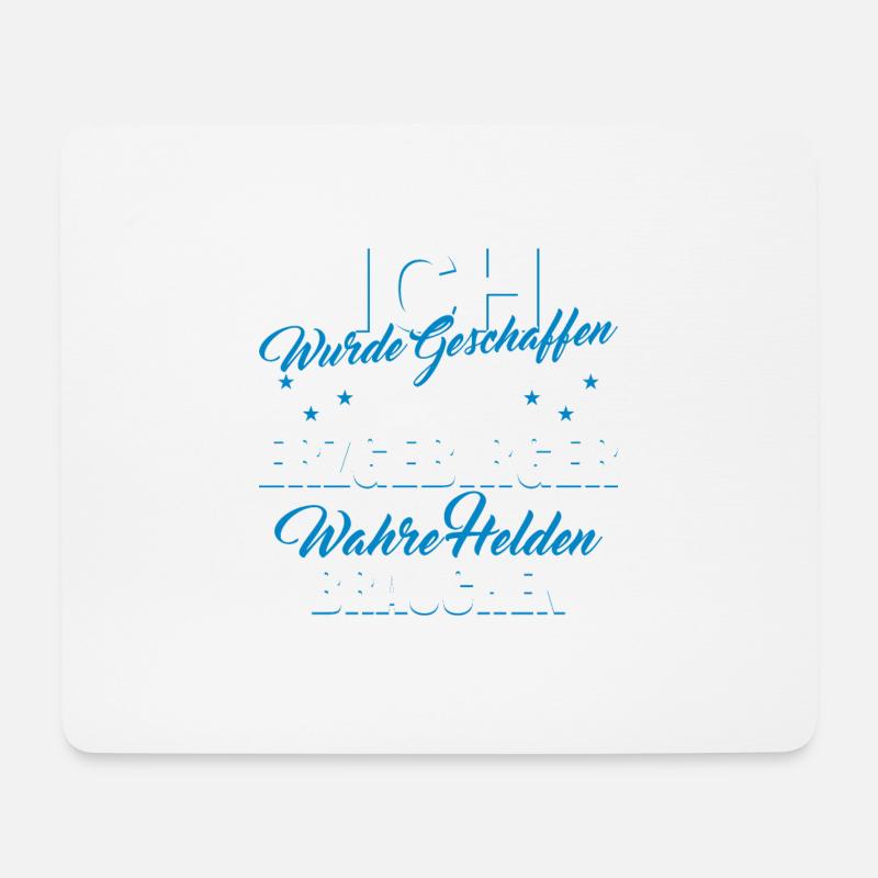 Erzgebirge Helden Geschenk Weihnachten - Mousepad (Querformat) - Weiß