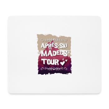 Apres SKi Mädels Tour - Mousepad (Querformat) - Weiß - Vorne