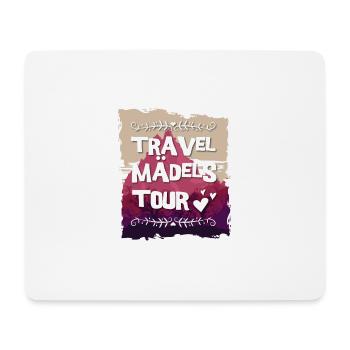 Travel Mädels Tour - Mousepad (Querformat) - Weiß - Vorne