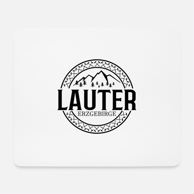 Lauter Erzgebirge - Mousepad (Querformat) - Weiß