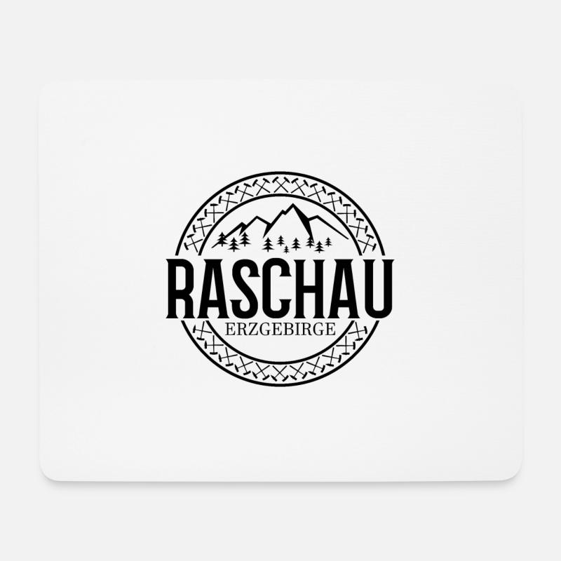 Raschau Erzgebirge - Mousepad (Querformat) - Weiß