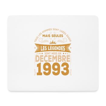 Les Légendes Sont Nées En Décembre 1993 - Tapis de souris (format paysage) - blanc - Devant