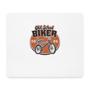 Old School Biker 2006. 17. Geburtstag - Mousepad (Querformat) - Weiß - Vorne