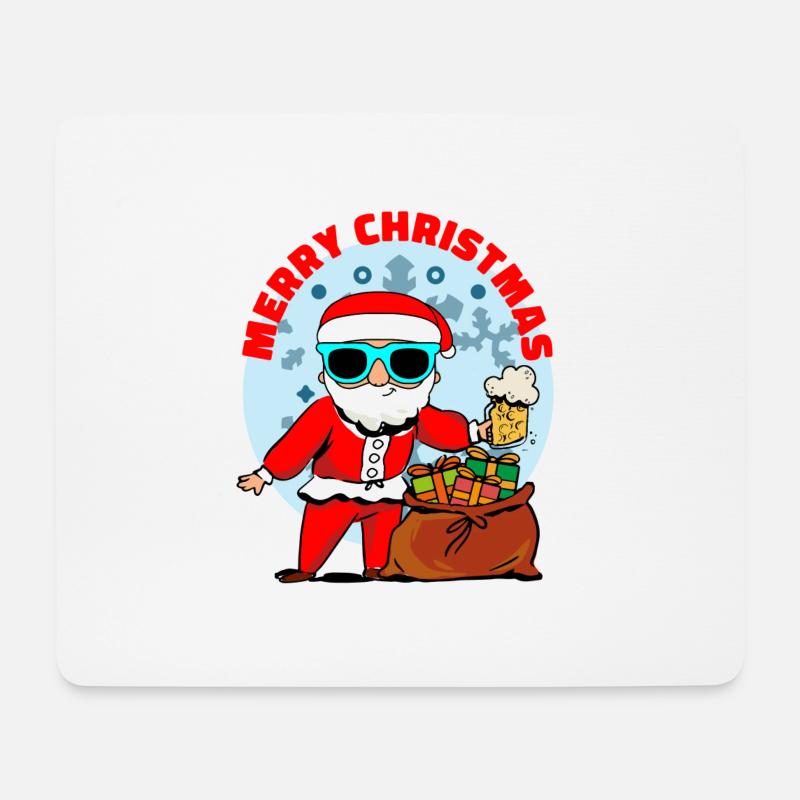 Merry Christmas - Mouse Pad (horizontal) - white