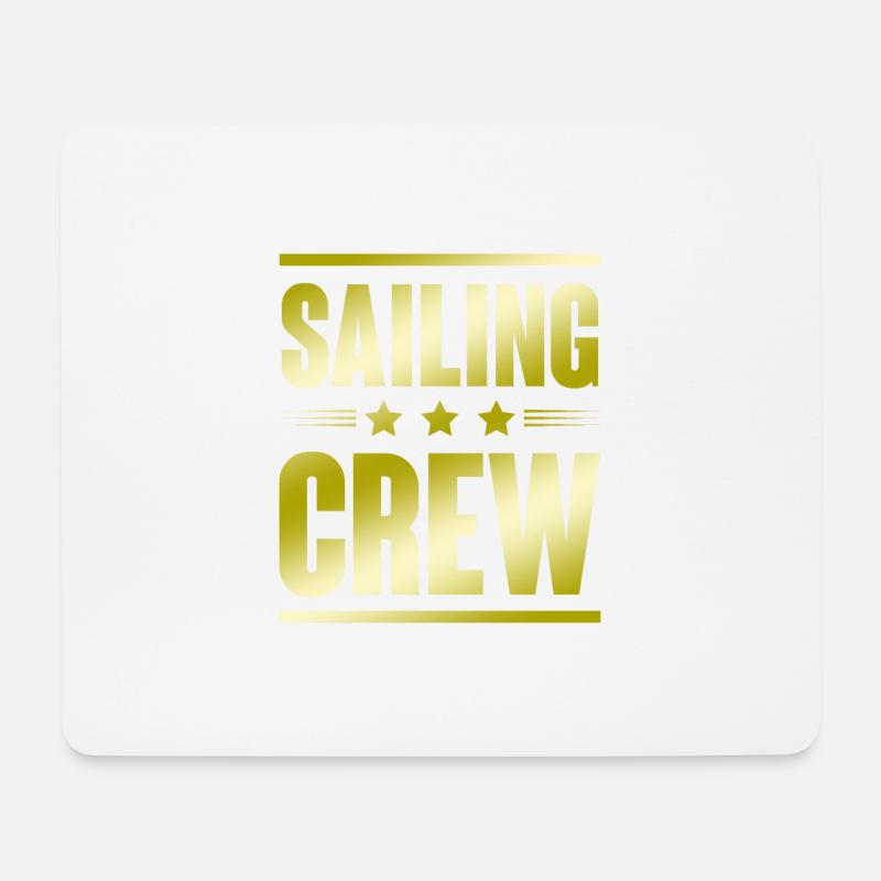 Sailing Crew - Mousepad (Querformat) - Weiß