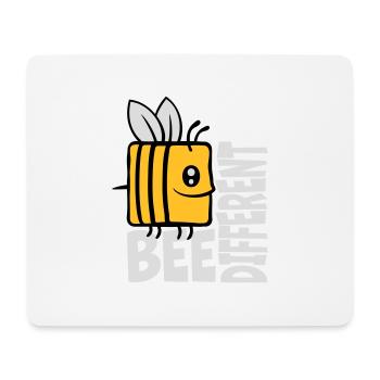 bee citation différente - Tapis de souris (format paysage) - blanc - Devant