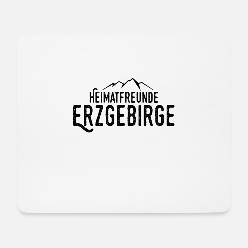 Erzgebirge Heimatfreunde - Mousepad (Querformat) - Weiß