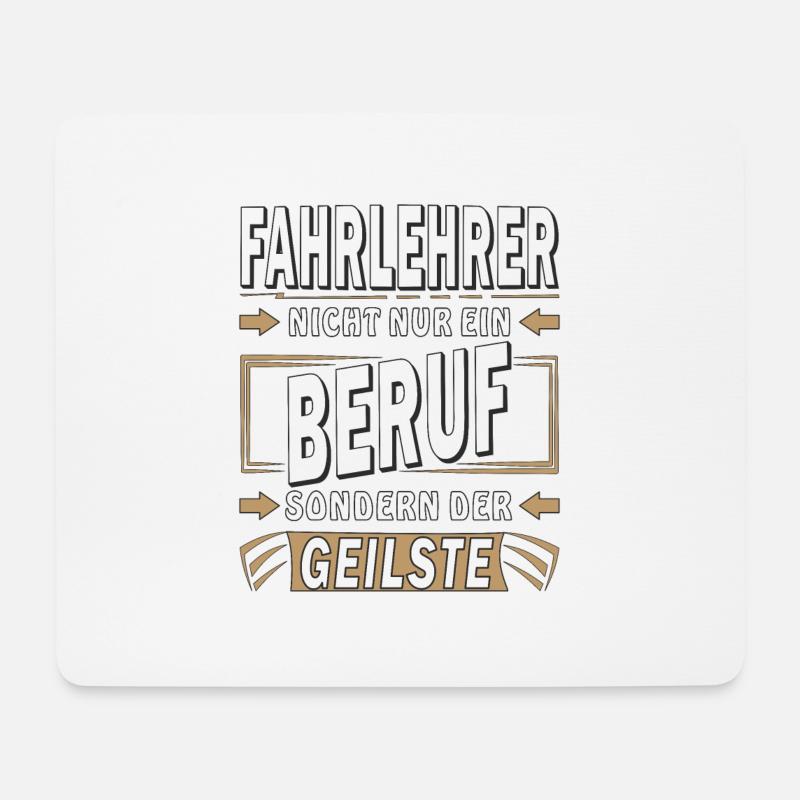 FAHRLEHRER NICHT NUR EIN BERUF - Mousepad (Querformat) - Weiß